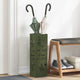 Vidaxx parapluie standard vert olive 15,5 x 15,5 x 49 cm métal