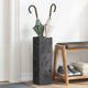 Vidaxx porte-parapluie avec rangement noir 15,5 x 15,5 x 49 cm métal