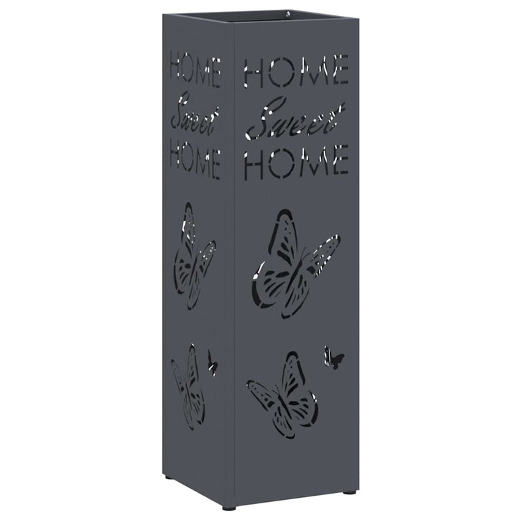 Vidaxl parapluie standard anthracite 15,5 x 15,5 x 49 cm métal
