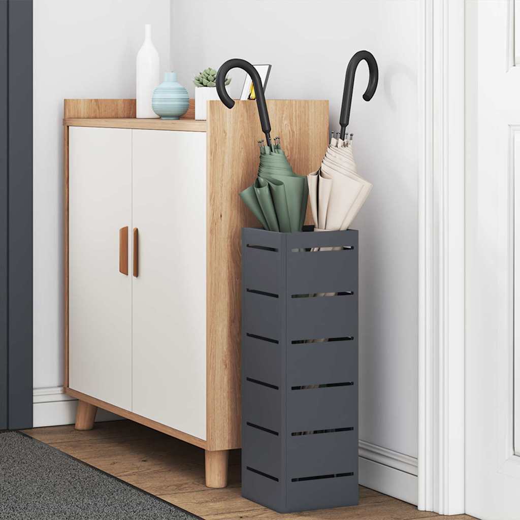 Vidaxl parapluie standard anthracite 15,5 x 15,5 x 49 cm métal
