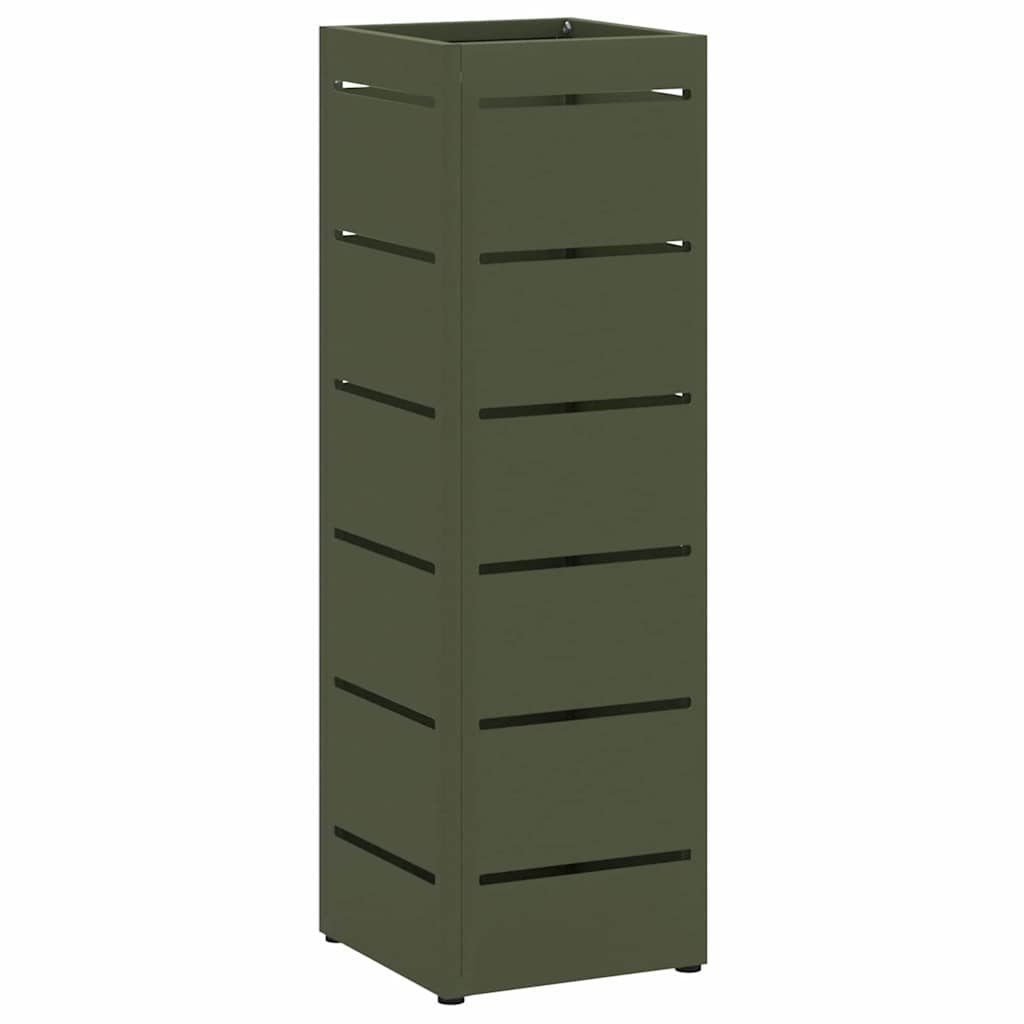 Vidaxx parapluie standard vert olive 15,5 x 15,5 x 49 cm métal