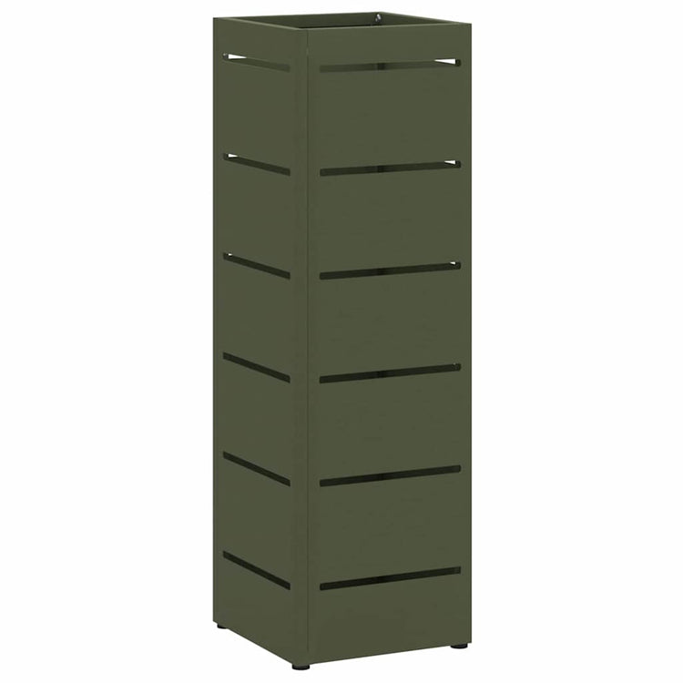Vidaxx parapluie standard vert olive 15,5 x 15,5 x 49 cm métal