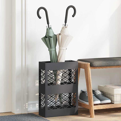 Vidaxx parapluie standard noir 28 x 12 x 41 cm acier