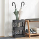 Vidaxx parapluie standard noir 28 x 12 x 41 cm acier