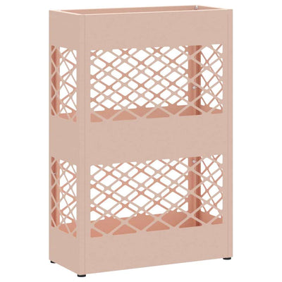 Vidaxx parapluie standard rose 28 x 12 x 41 cm acier