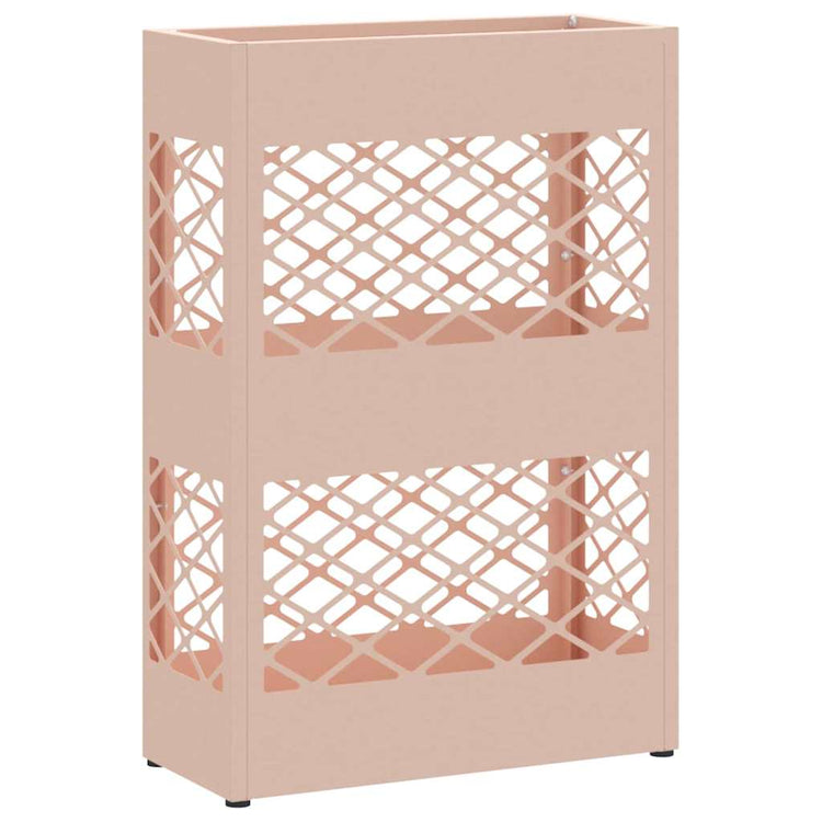 Vidaxx parapluie standard rose 28 x 12 x 41 cm acier