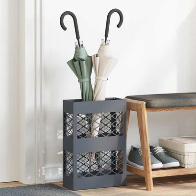 Vidaxl parapluie standard anthracite 28 x 12 x 41 cm acier