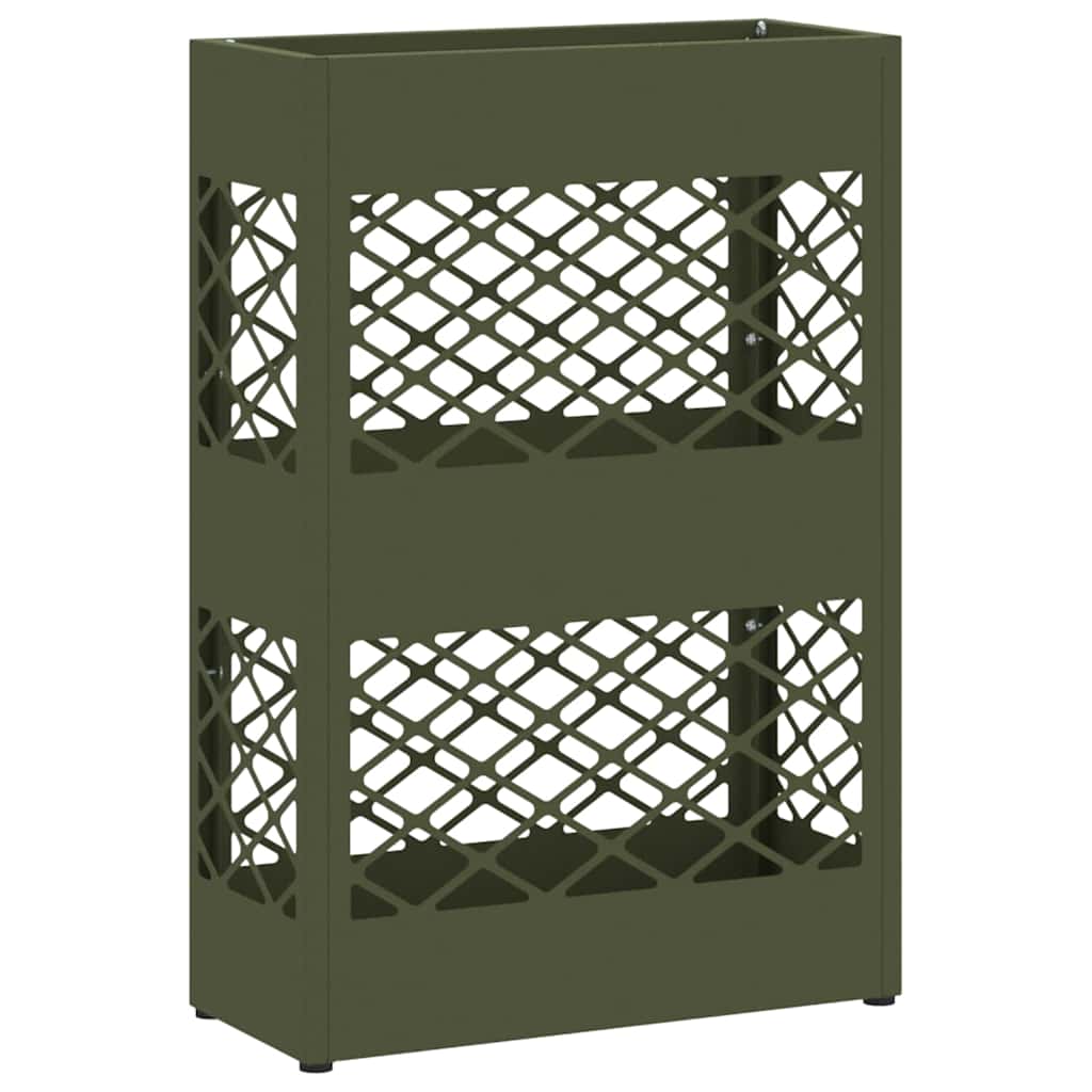 Vidaxx parapluie standard vert olive 28 x 12 x 41 cm acier