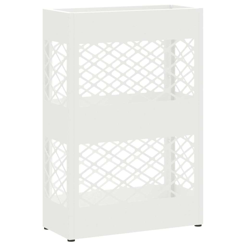 Vidaxx parapluie standard blanc 28 x 12 x 41 cm acier