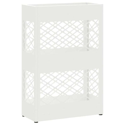 Vidaxx parapluie standard blanc 28 x 12 x 41 cm acier