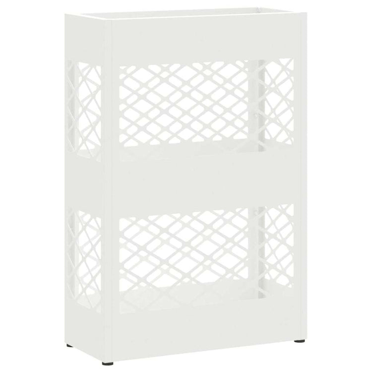 Vidaxx parapluie standard blanc 28 x 12 x 41 cm acier