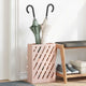 Vidaxx parapluie standard rose 28 x 12 x 41 cm acier