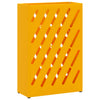 Vidaxl parapluie standard jaune moutarde 28 x 12 x 41 cm acier