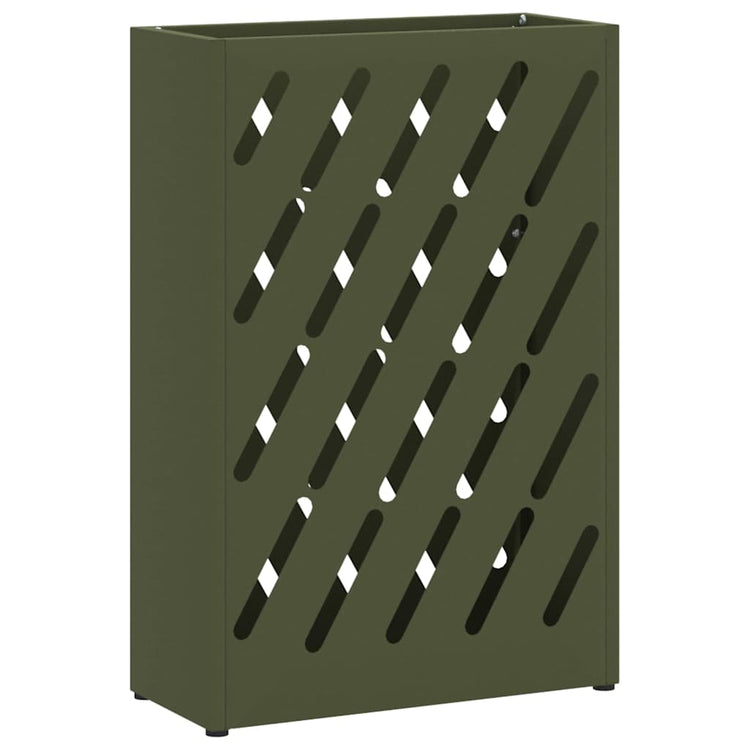 Vidaxx parapluie standard vert olive 28 x 12 x 41 cm acier