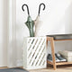 Vidaxx parapluie standard blanc 28 x 12 x 41 cm acier