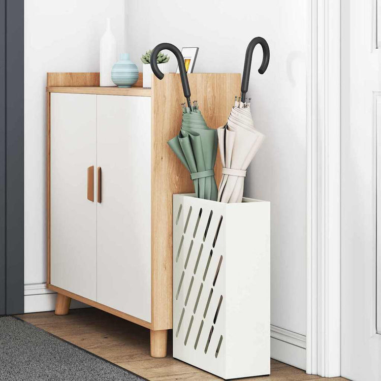Vidaxx parapluie standard blanc 28 x 12 x 41 cm acier