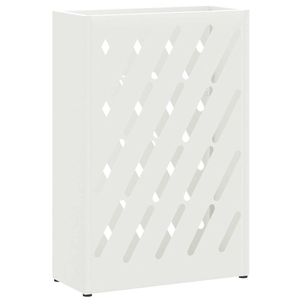 Vidaxx parapluie standard blanc 28 x 12 x 41 cm acier