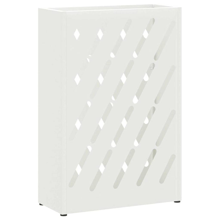 Vidaxx parapluie standard blanc 28 x 12 x 41 cm acier