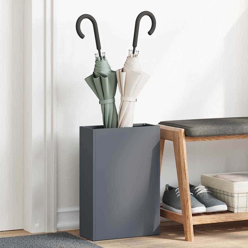Vidaxl parapluie standard anthracite 28 x 12 x 41 cm acier