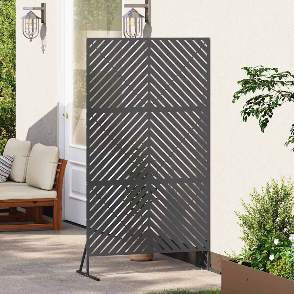 Vidaxx brise-vue noir 100 x 50 x 180 cm acier