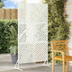 Vidaxx brise-vue blanc 100 x 50 x 180 cm acier