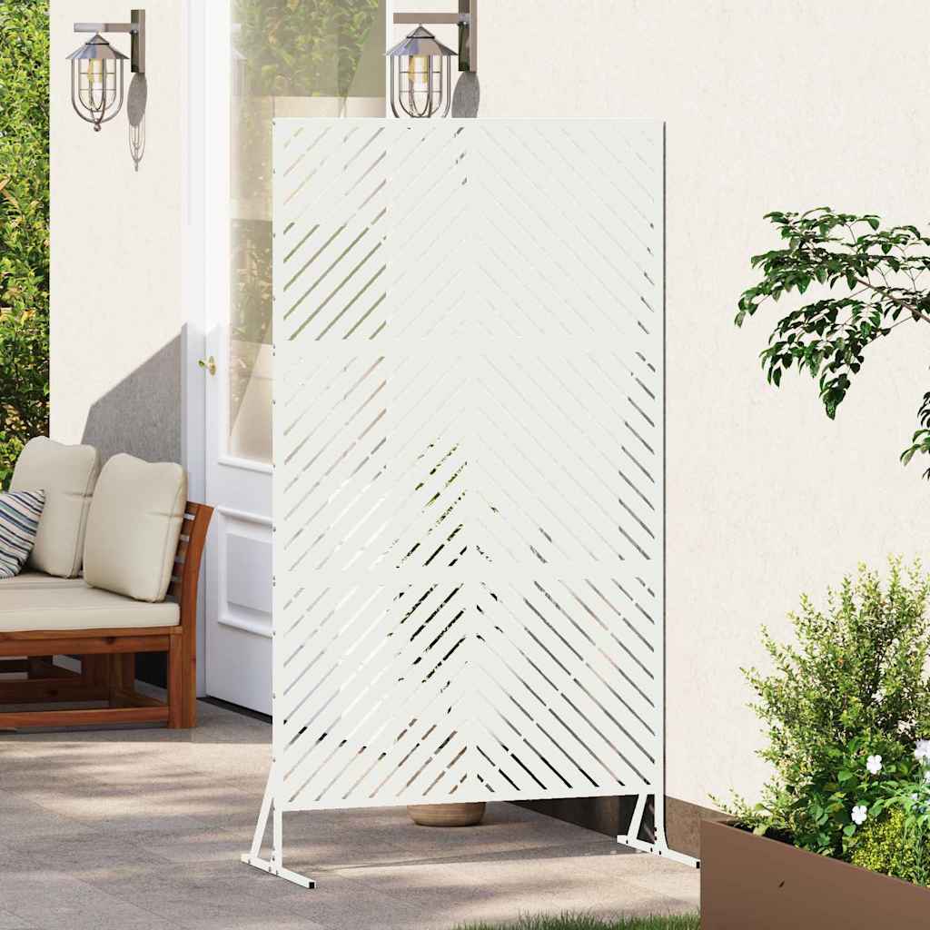 Vidaxx brise-vue blanc 100 x 50 x 180 cm acier