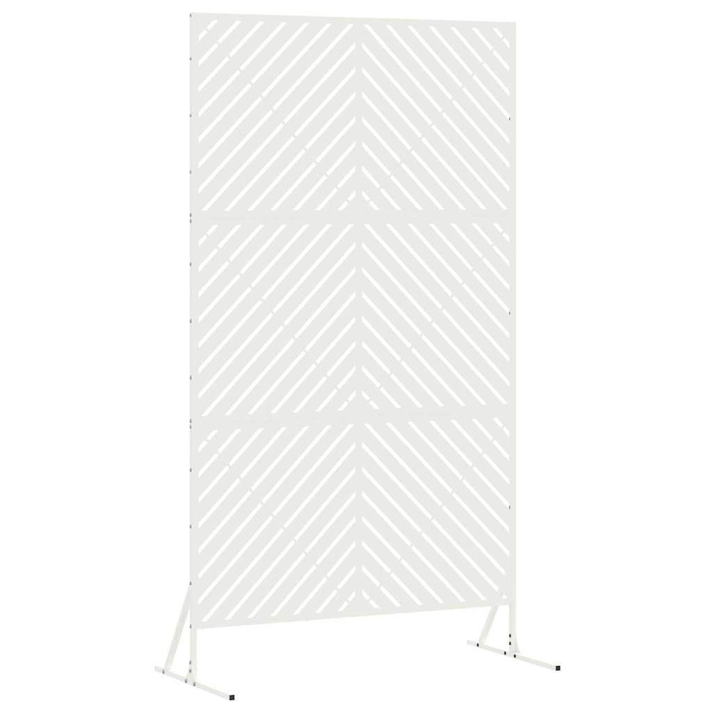 Vidaxx brise-vue blanc 100 x 50 x 180 cm acier