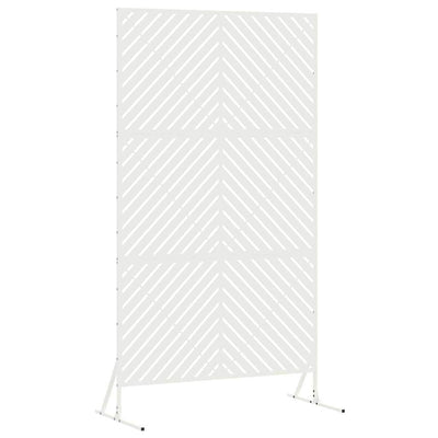 Vidaxx brise-vue blanc 100 x 50 x 180 cm acier