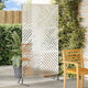Vidaxx brise-vue gris 100 x 50 x 180 cm acier