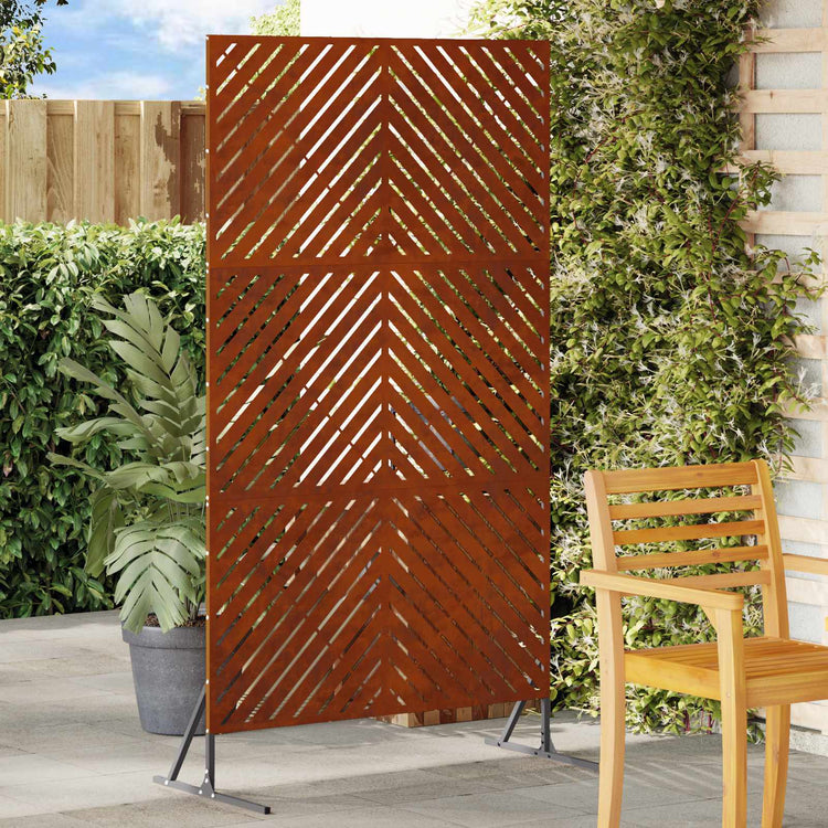 Vidaxx brise-vue gris 100 x 50 x 180 cm acier