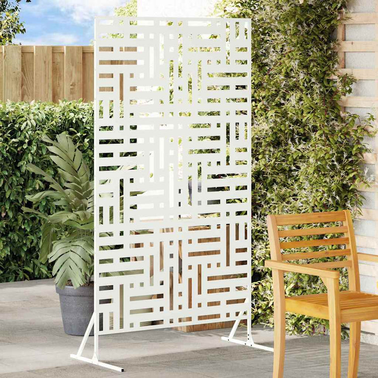 Vidaxx brise-vue blanc 100 x 50 x 180 cm acier