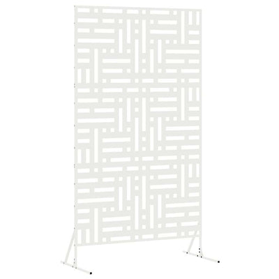 Vidaxx brise-vue blanc 100 x 50 x 180 cm acier
