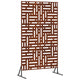 Vidaxx brise-vue gris 100 x 50 x 180 cm acier corten