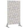 Vidaxx brise-vue gris 100 x 50 x 180 cm acier corten