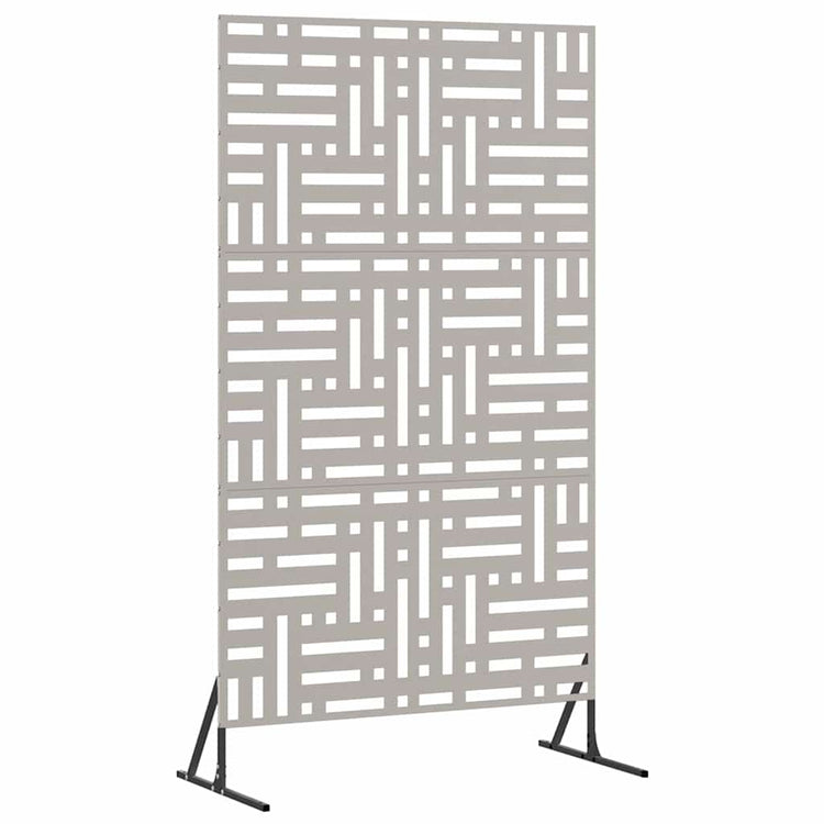 Vidaxx brise-vue gris 100 x 50 x 180 cm acier corten