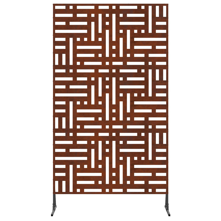 Vidaxx brise-vue gris 100 x 50 x 180 cm acier corten