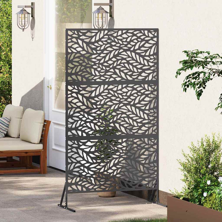Vidaxx brise-vue noir 100 x 50 x 180 cm acier