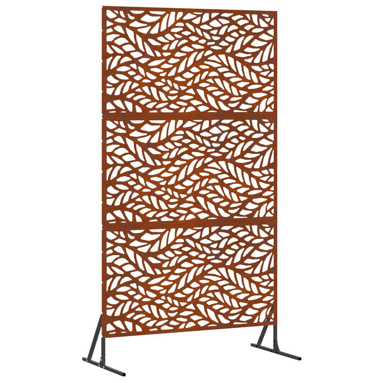 Vidaxx brise-vue gris 100 x 50 x 180 cm acier corten