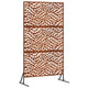 Vidaxx brise-vue gris 100 x 50 x 180 cm acier corten