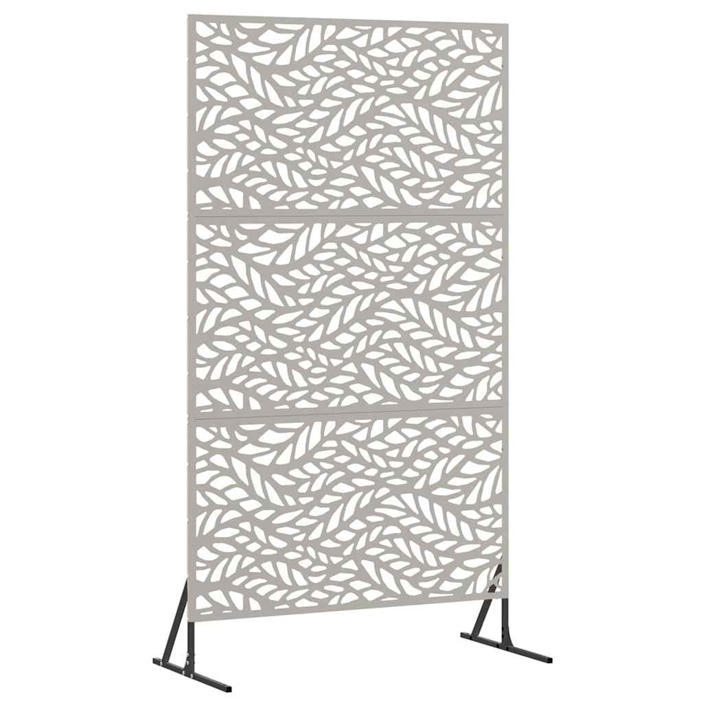 Vidaxx brise-vue gris 100 x 50 x 180 cm acier corten