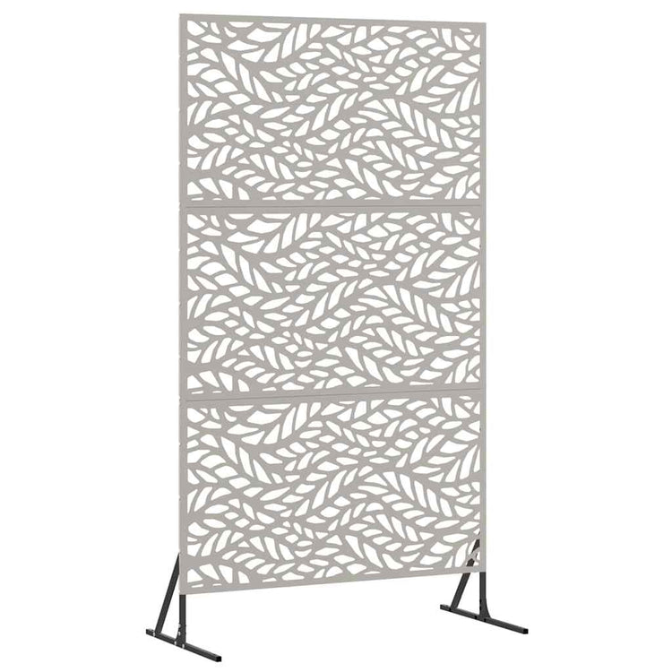 Vidaxx brise-vue gris 100 x 50 x 180 cm acier corten