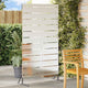 Vidaxx brise-vue gris 100 x 50 x 180 cm acier