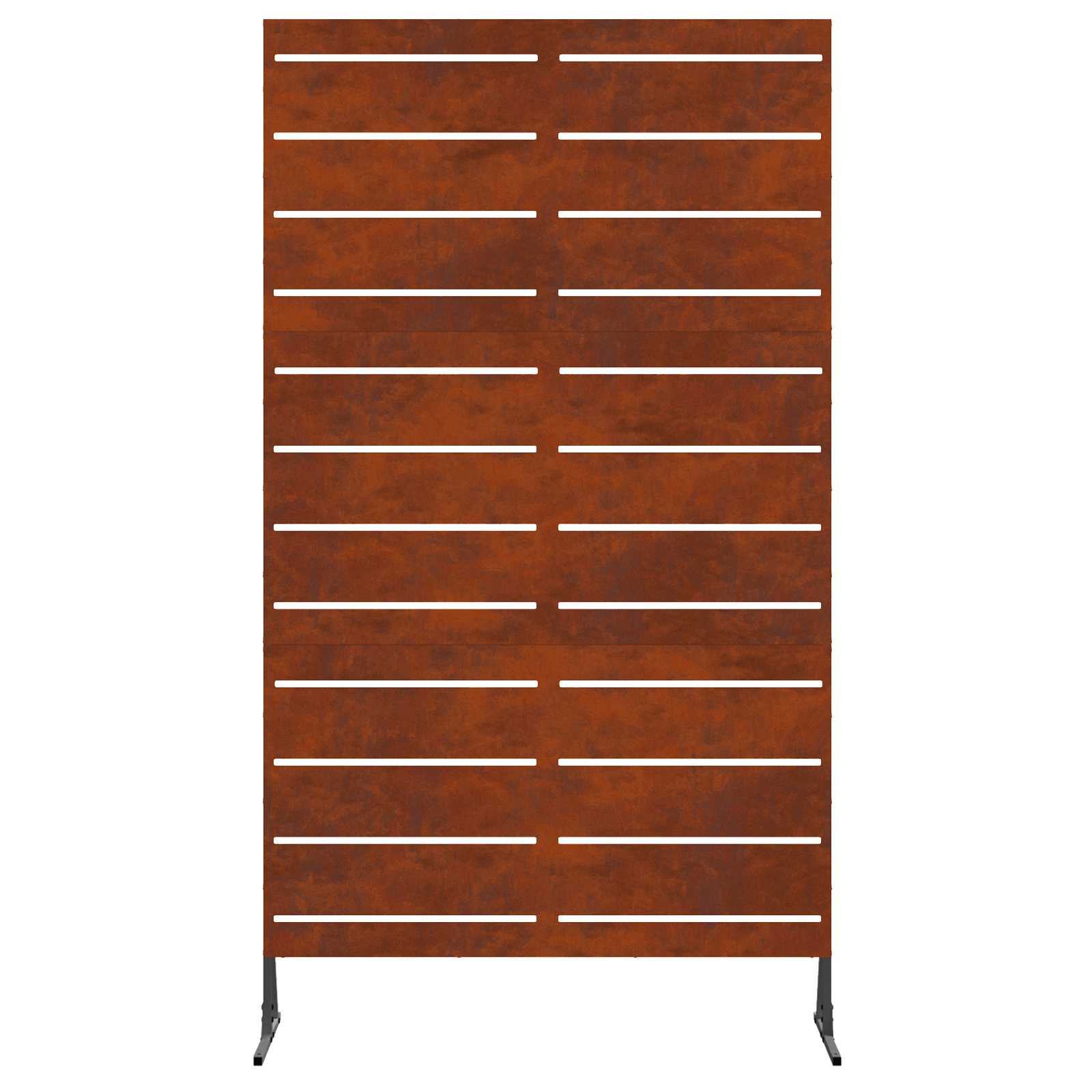 Vidaxx brise-vue gris 100 x 50 x 180 cm acier corten