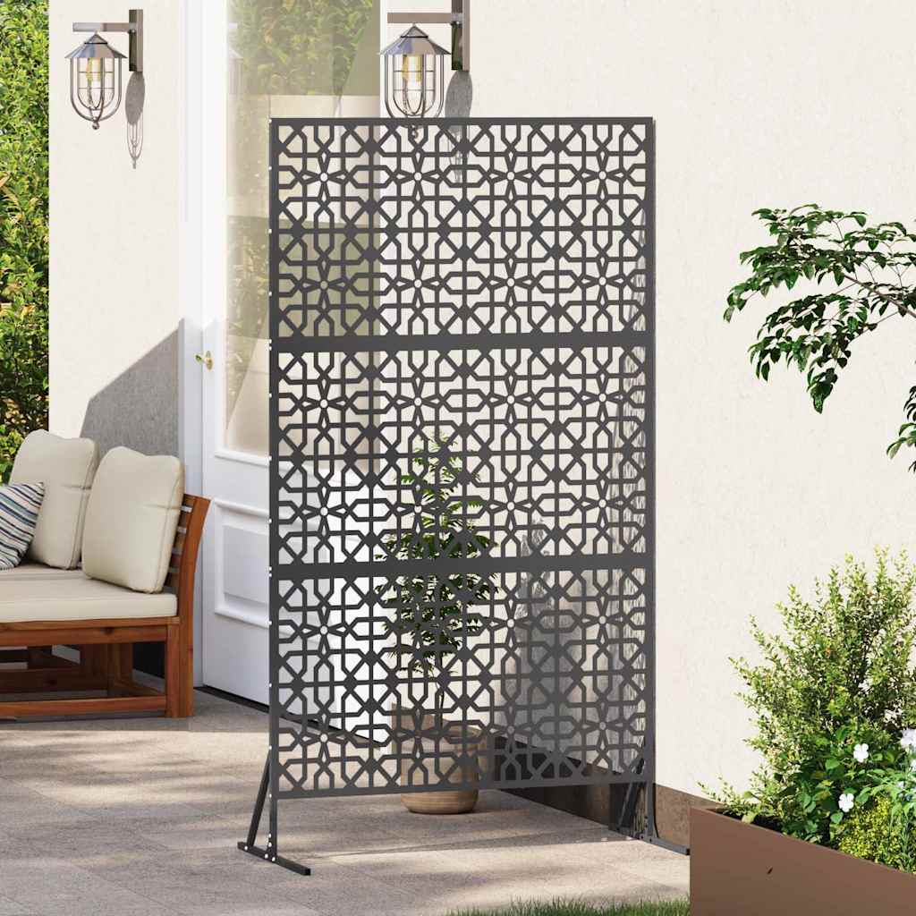 Vidaxx brise-vue noir 100 x 50 x 180 cm acier