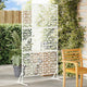 Vidaxx brise-vue blanc 100 x 50 x 180 cm acier