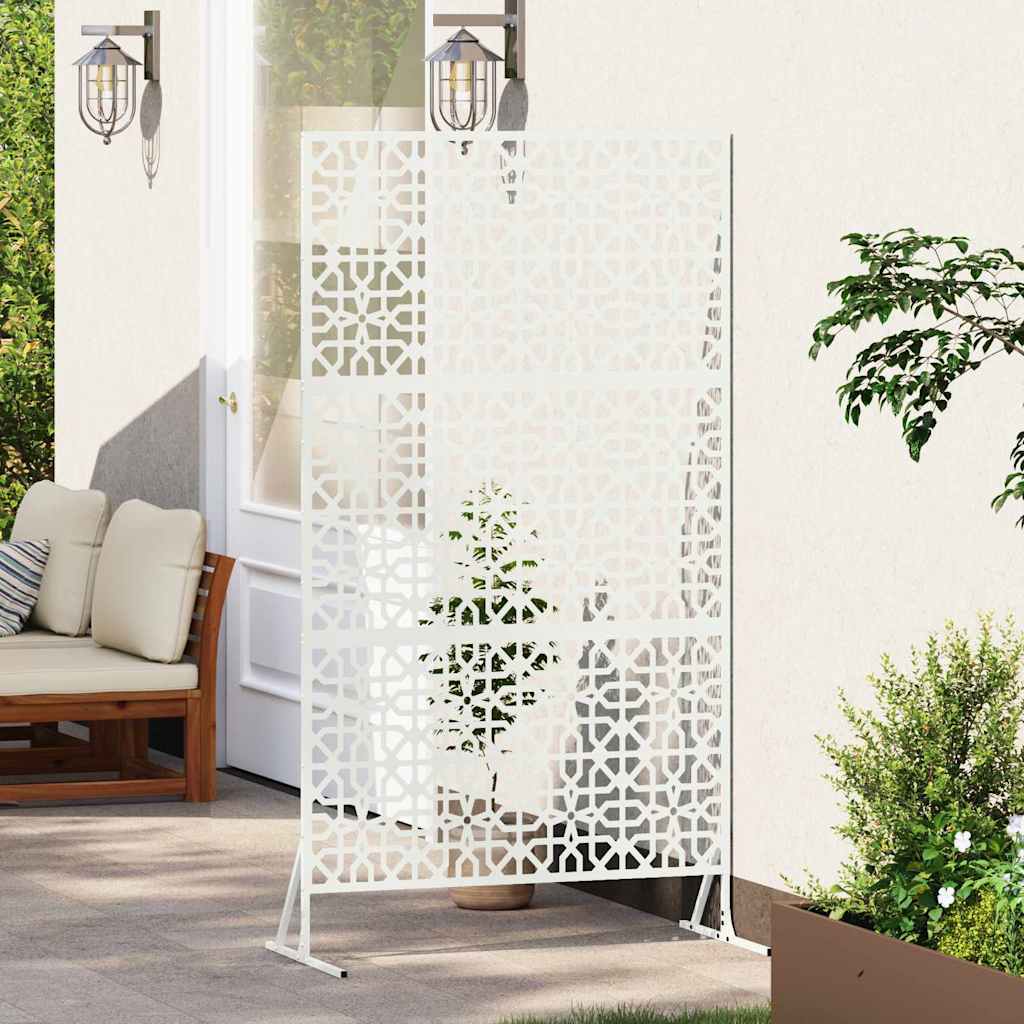 Vidaxx brise-vue blanc 100 x 50 x 180 cm acier