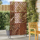 Vidaxx brise-vue gris 100 x 50 x 180 cm acier corten