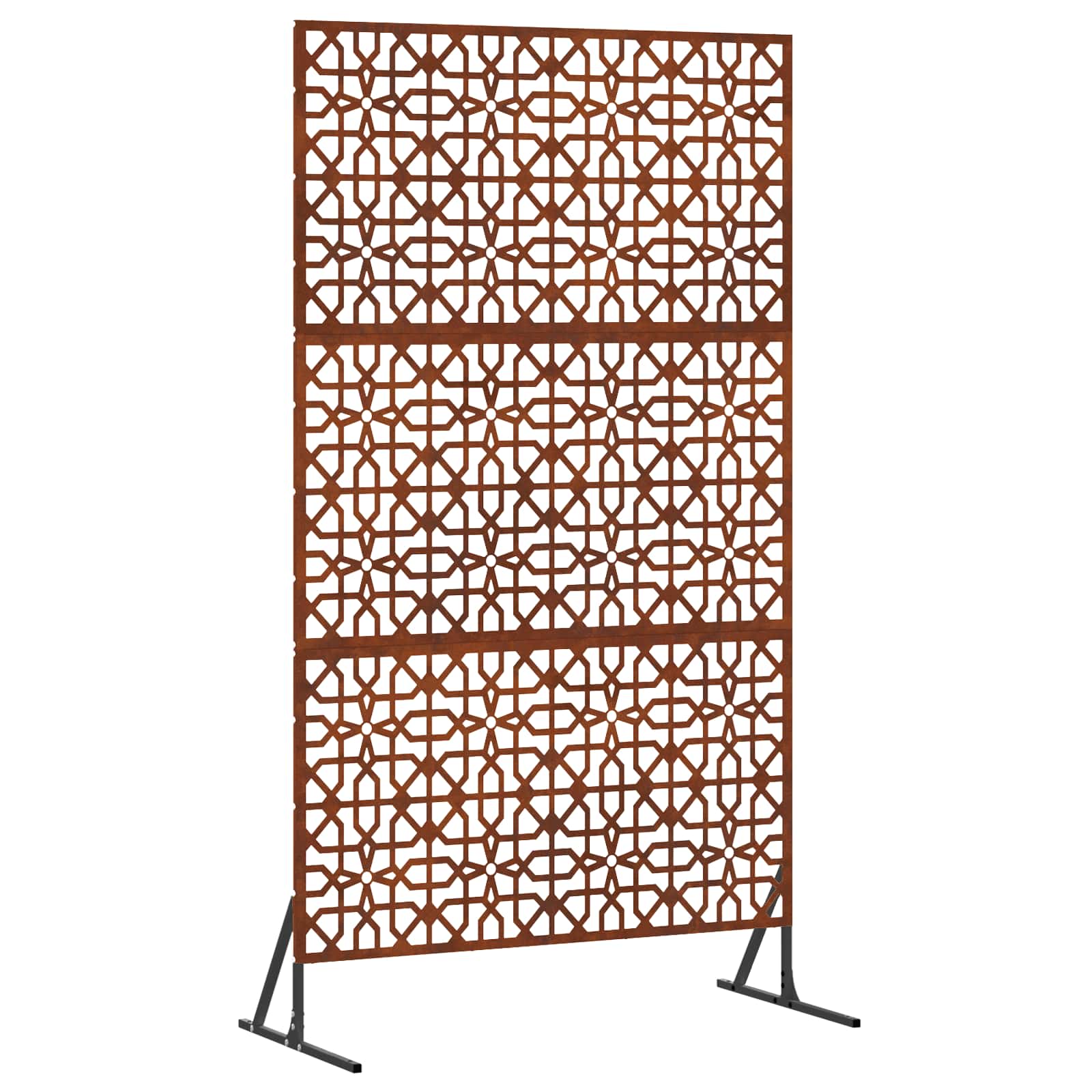 Vidaxx brise-vue gris 100 x 50 x 180 cm acier corten
