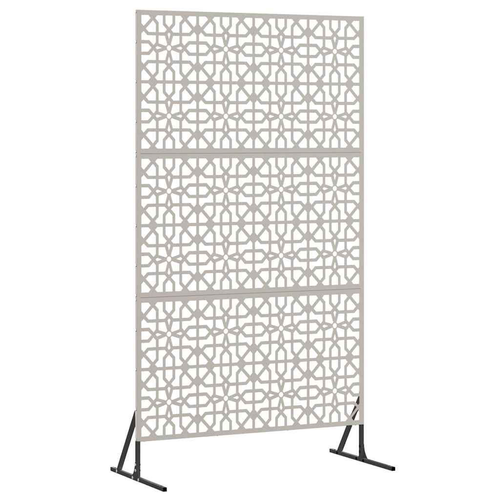 Vidaxx brise-vue gris 100 x 50 x 180 cm acier corten