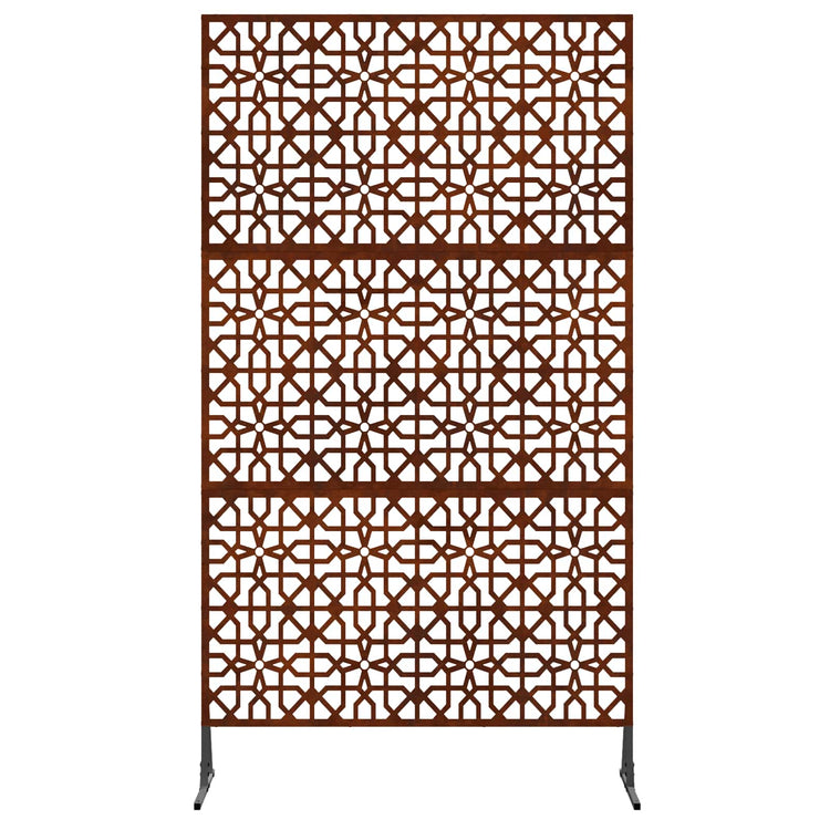 Vidaxx brise-vue gris 100 x 50 x 180 cm acier corten